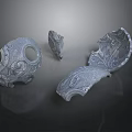Intricate Sculpture Carvings With Detailed Artistic Patterns And Decorative Designs