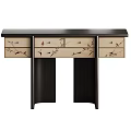 Stylish New Chinese Solid Wood Console Table With Exquisite Bird And Floral Pattern Storage Drawers