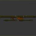 Rocket rocket launcher RPG air-to-air weapon air-to-air missile shoulder-mounted missile shoulder-mounted rocket 3d model