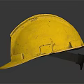 Yellow Hard Hat Construction Safety Equipment For Workplace And Industrial Protection Gear
