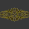 Fantasy Decorative Spear With Feather Details Shiny Blade And Intricate Metal Design