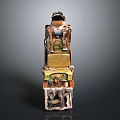 Creative Stacked Chair Furniture Design With Colorful Layers And Unique Structure