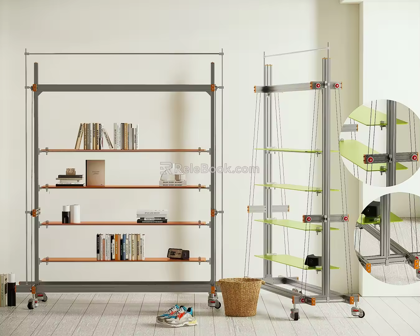 Bookshelf 3d model