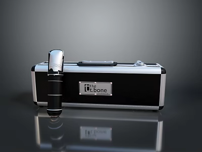 iHome Black Silver Sleek Portable Audio Device For Daily Use 3d model