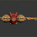 Mech warrior machine battle armor mechanical battle armor machine warrior battle robot game robot 3d model