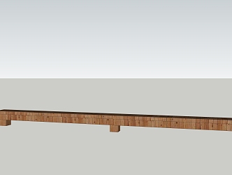 Modern Railing 3d model