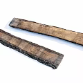 Stone And Wood Decorative Pieces With Natural Rustic Texture And Finish