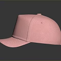 Pink Baseball Cap For Daily Wear With Casual Style And Soft Material