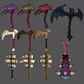 Sickle sharper hammer 3d model