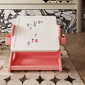 Modern Children's Table With Toy Figures In Living Room