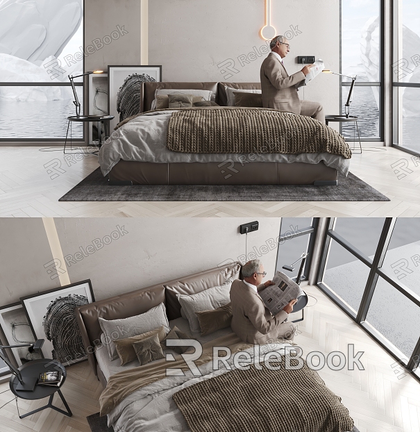 Modern SCAB DESIGN Double bed model