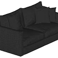 Double sofa 3d model