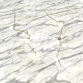 Modern Wall Lamps With Sleek Metal Frame And White Shade On Marble Surface