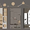 Modern Cat Furniture With Wall Mounted Shelves And Multi Level Play Areas