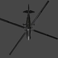 Military Combat Helicopter With Modern Angular Design Rotor Blades Landing Gear And Missile Attachments