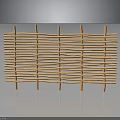 Handwoven Rattan Decorative Screen with Braided Texture for Home Household Use