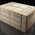 Carton packing box cargo packing box 3d model