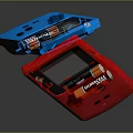 Game machine electronic chicken hand game machine hand game machine handheld game machine computer 3d model
