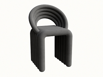 Post-modern single chair 3d model