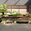 New Chinese landscape sketch 3d model