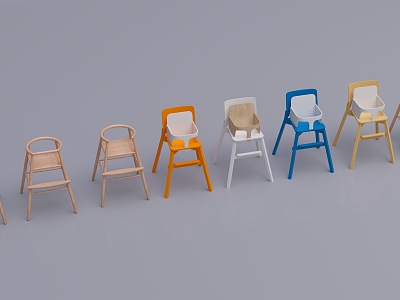 Children's Chair Baby Stool Baby Chair Baby Stool Children's Dining Chair Baby Dining Chair Baby Dining Stool 3d model