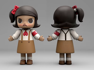 Modern Toy Monitor 3d model