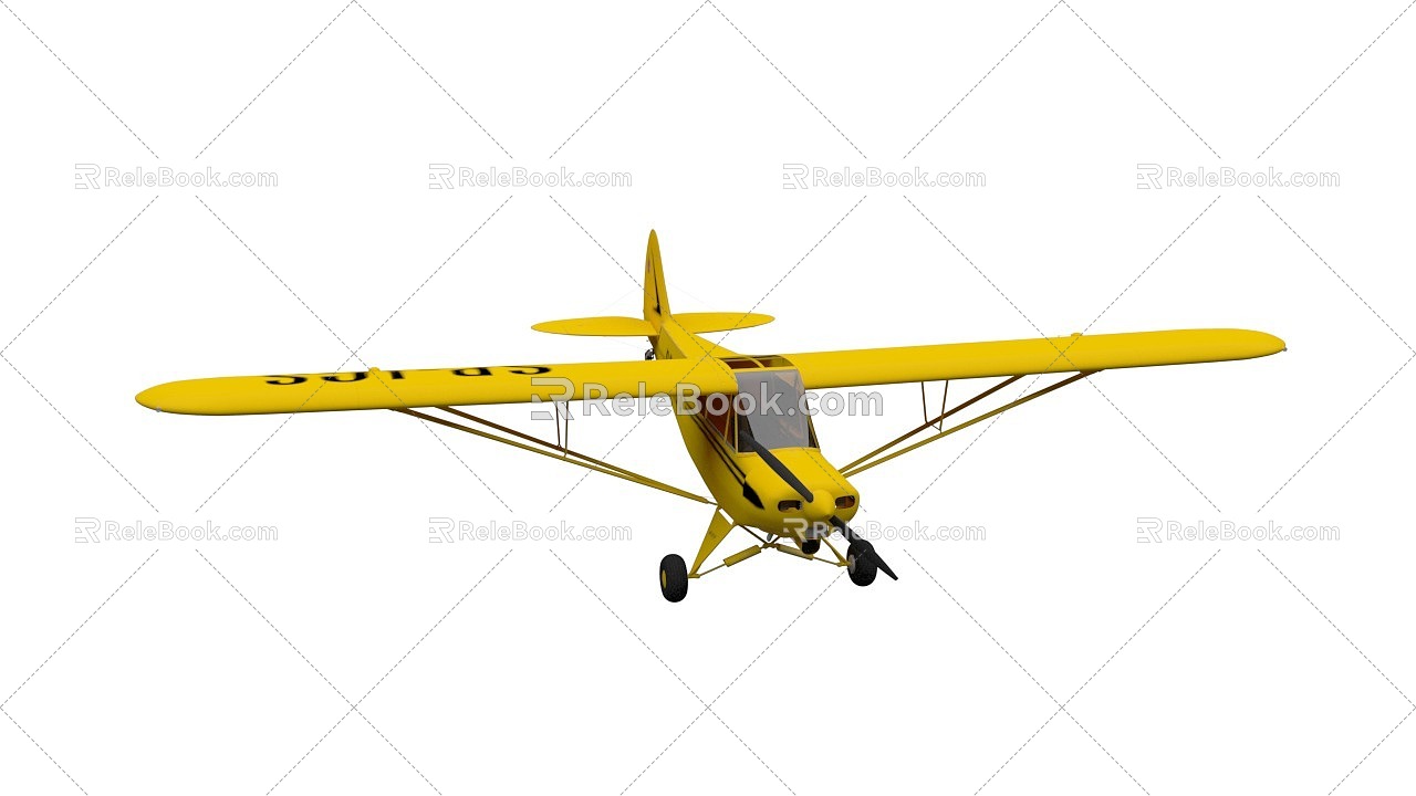 Propeller Plane Private Jet Steam Plane Industrial Plane Toy Plane Diesel Plane 3d model