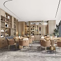Reception Hall Modern Reception Area 3d model