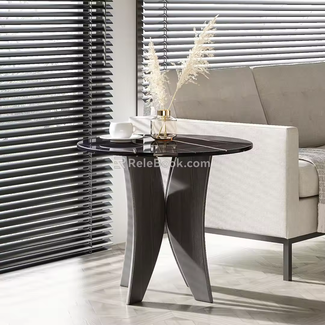 Modern round several sides and corners ornaments 3d model