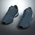 Gray Puma Casual Sneakers With Classic Lace Up Design And Brand Logo