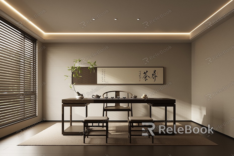 New Chinese Tea Room Tea Table model