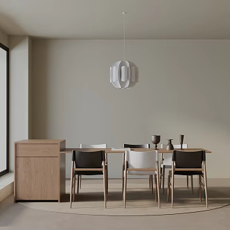 Modern table combination 3d model