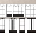 Modern Arch Top Glass Sliding Doors For Building Exterior Design