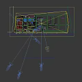 Modern Industrial Factory Building With Flat Roof Large Storage Tanks Metal Walkway And Industrial Pipes