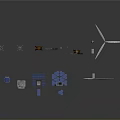 Renewable Energy Technology Models With Wind Turbines And Solar Panels