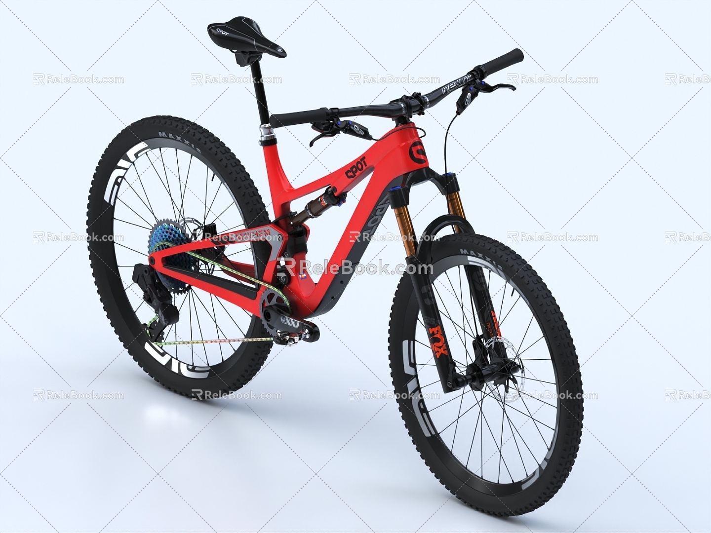 Bicycle Bike Mountain Bike Racing Bike Variable Speed Bike 3d model