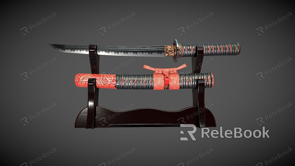 Tang Dao and Samurai Swords model