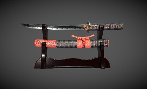 Tang Dao and Samurai Swords 3d model