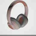 Pink Over Ear Headphones With Soft Ear Cushions And Adjustable Headband
