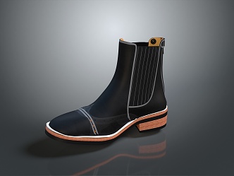 Men's Boots Old Boots Old Leather Boots Old Rain Boots Men's Leather Boots Men's Leather Shoes Pointed Leather Boots Fashion Leather Boots 3d model