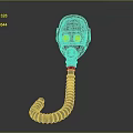 Gas Mask Science Fiction Gas Mask Gas Mask Respirator Breathing Mask Biochemical Mask Science Fiction Mask 3d model