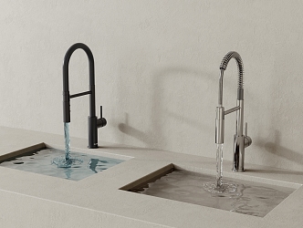 Modern faucet 3d model