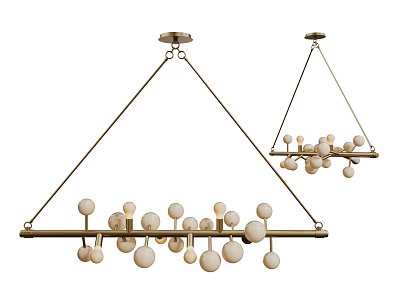 Modern Chandelier Art Chandelier Spherical Chandelier 3d model