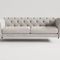 American Multiplayer Sofa 3d model