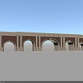 Classical Entrance Gate With Multiple Arches Decorative Columns And Grand Design