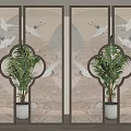 Screen partition Decorative screen partition 3d model