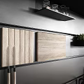 Modern Bar Cafe Front Desk 3d model