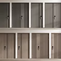 Modern security door security door double door 3d model