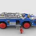 Lego toy building blocks engineering vehicle base engineering vehicle universe base 3d model