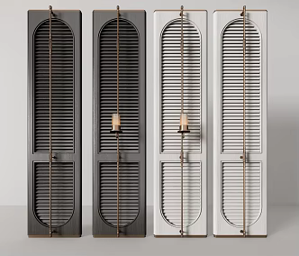 CCD Miloti Modern Hotel Screen Partition Combination 3d model